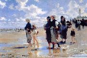 John Singer Sargent Oyster Gatherers of Cancale France oil painting artist